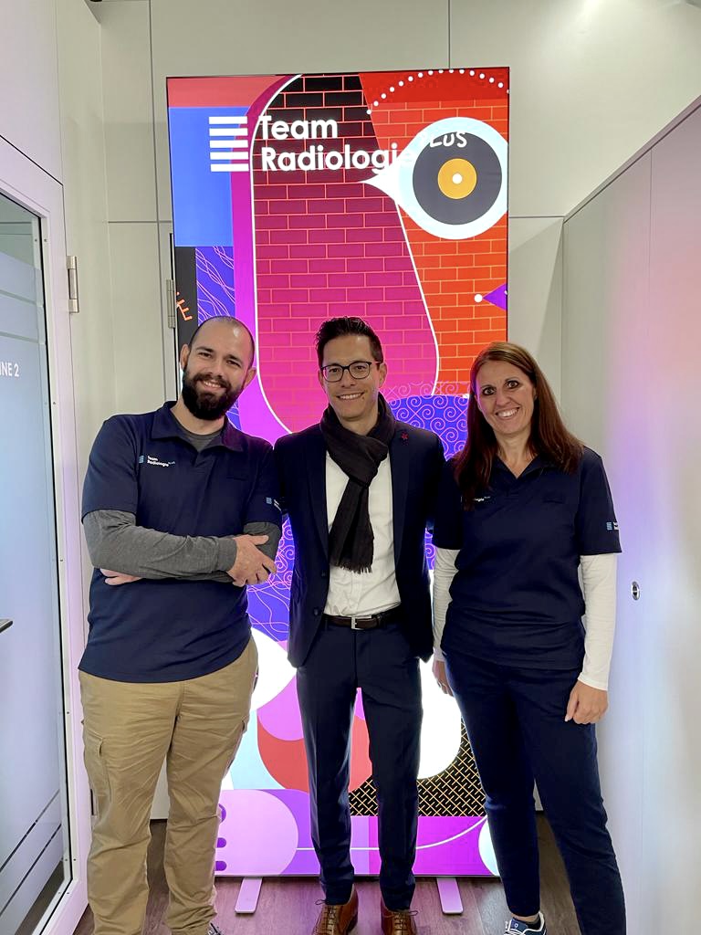 Team Wattwil: v.l.n.r. Rischa Hutter, Dr. med. Jörg Mauch, Angela Micheli-Koller